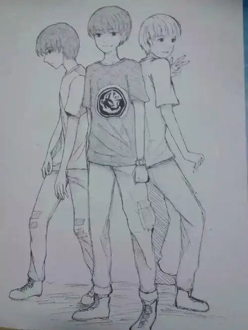 画简笔画明星tfboys手绘简笔画头像三小只tfboys王源tfboys头像简笔画