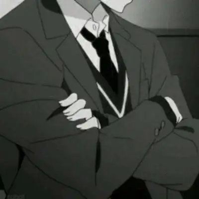 允言/黑白伤感动漫男头 我也不过是太喜欢你了_男生头像_我要个性网