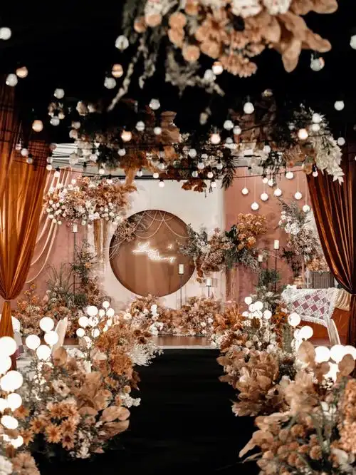 小众奶茶色ins风韩式婚礼太有格调啦75