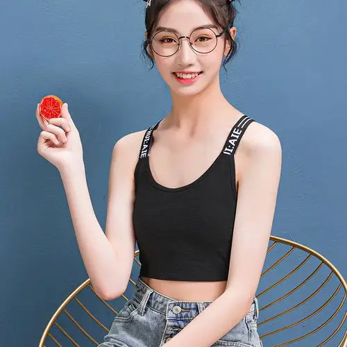 少女内衣初中学生小背心女孩发育期文胸女童大童夏季薄款美背纯棉