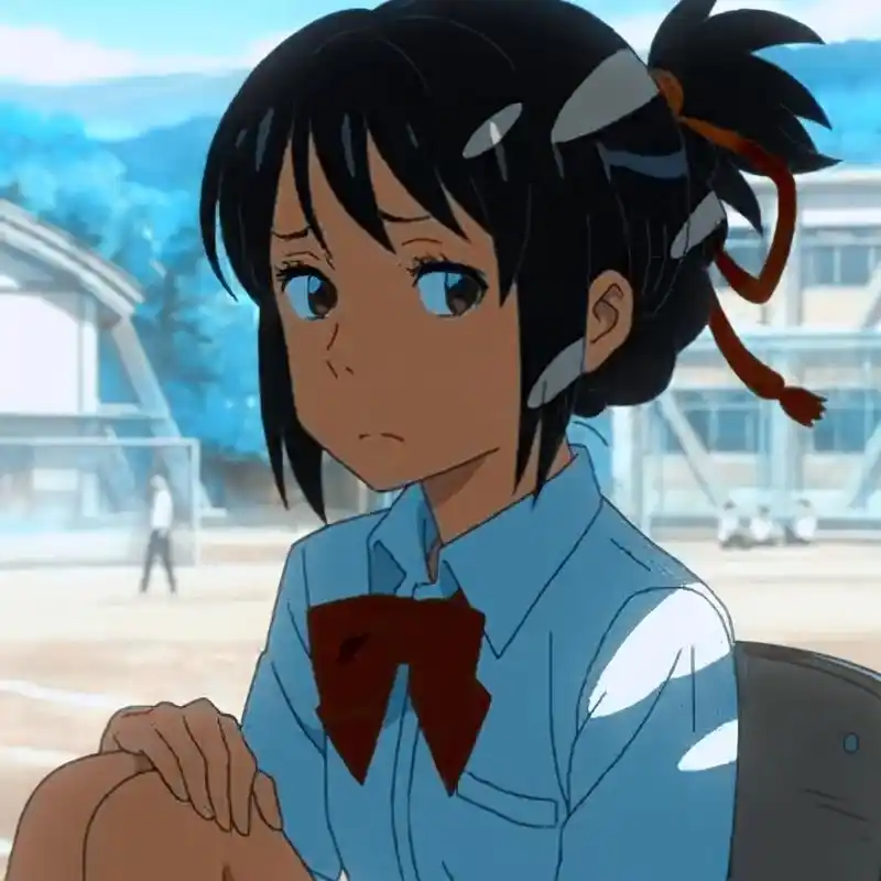 「第117期」动漫女头:你的名字 宫水三叶无水印女生头像