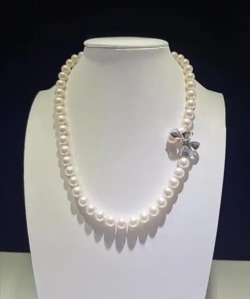 极品天女珍珠pk极品淡水珍珠价价十倍/这款珍珠项链更火出天际线