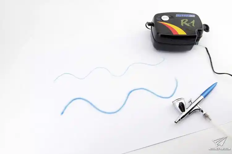 优速达r1三档迷你气泵r1喷笔套装评测2