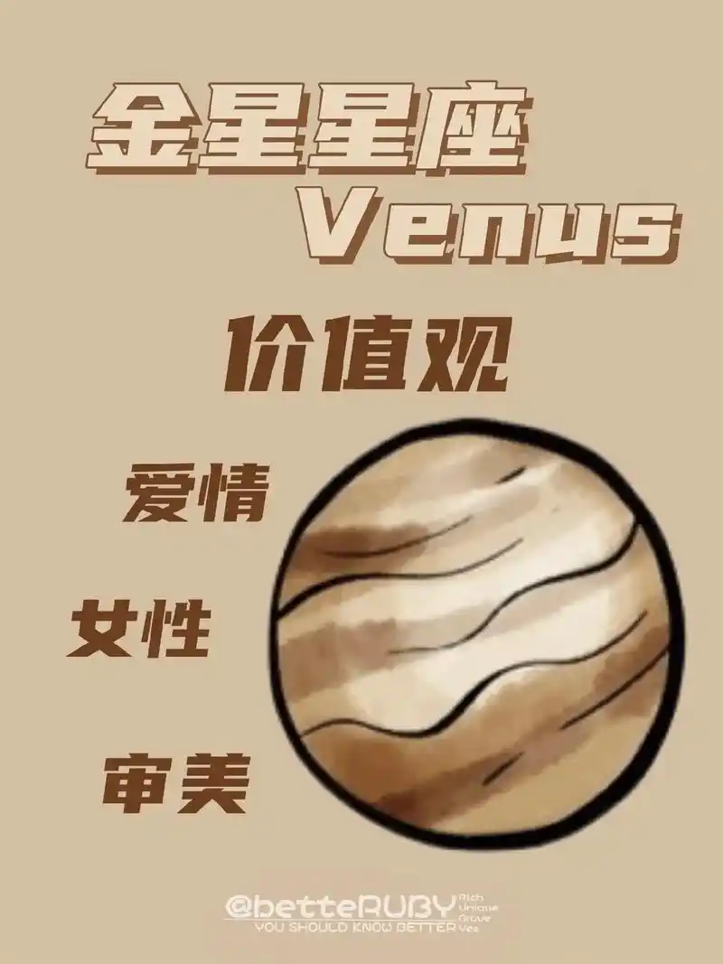 [星盘科普]95金星星座代表什么.我们可以这样记忆—— 金星 - 抖音