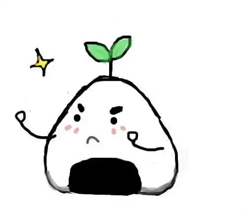 糯米团子可爱简笔画