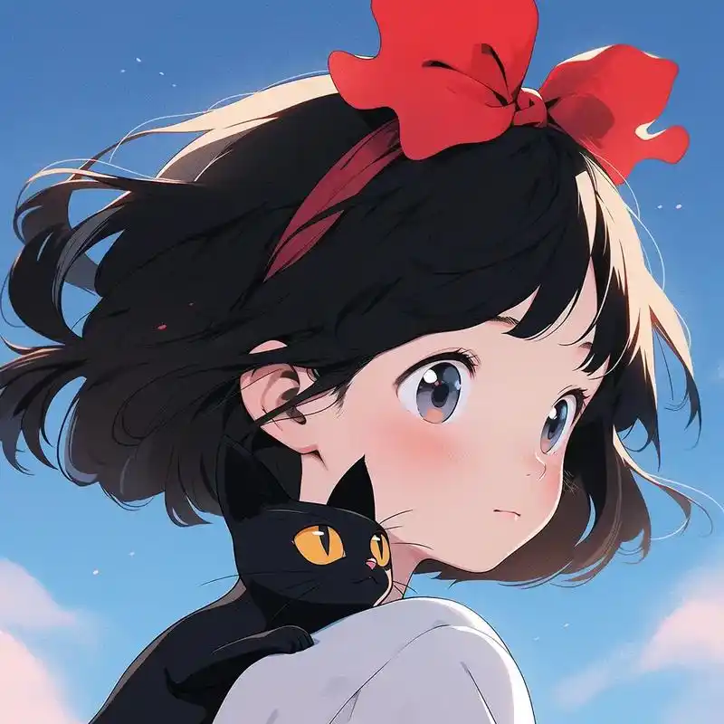 旧漫头像,猫猫女孩.#优质头像 #动漫女头 #二次元头像 # - 抖音