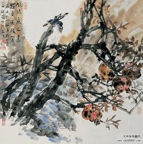 曹瑞华国画花鸟