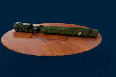 次世代写实美国代号"侏儒"mgm-134小型洲际弹道导弹模型