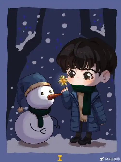 曾舜晞王小石#谁又来了我又来了加上今天的整个合集能在冬天画可爱晞