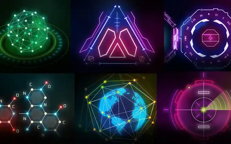 500种赛博朋克风格特效合成元素ae模板_哔哩哔哩_bilibili