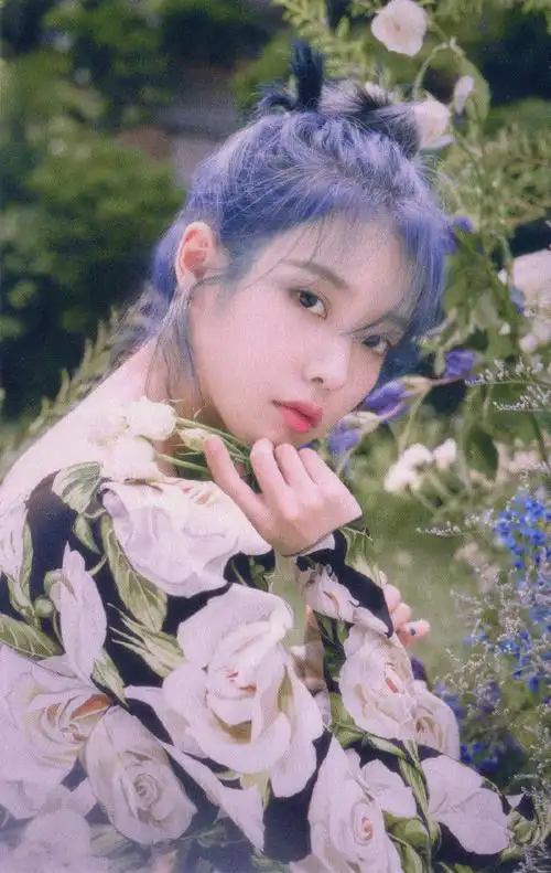 iu蓝发##iu李知恩0516生日快乐