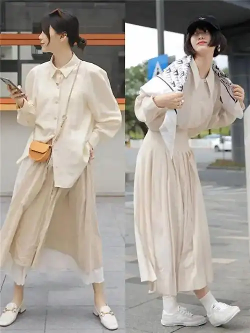 杏色和什么颜色搭配好看图片(温柔知性的色系搭配)-心语百科