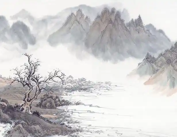 山水怎么画怎么画山水画简单又好看