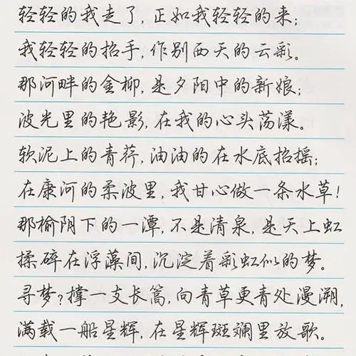 荆霄大学生中学生练字硬笔行楷连笔字成人行书钢笔练字帖