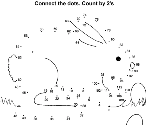 数字与字母连线_连起来就是可爱动物