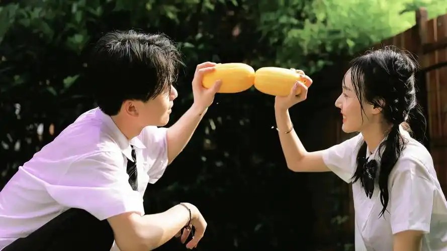 回车桌面>电脑壁纸>节日>情人节>抖音很火的七夕情侣>