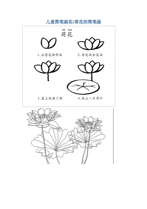 2015儿童简笔画花荷花的简笔画.docx