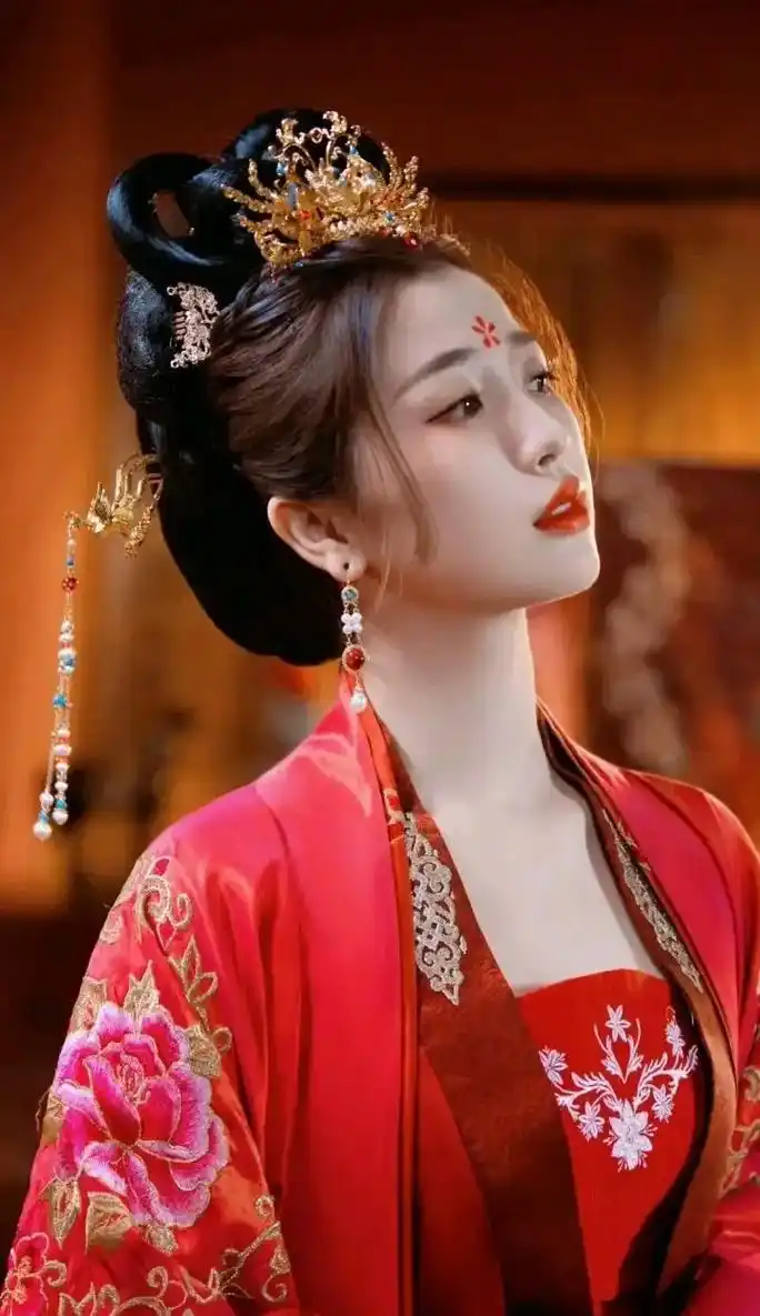 那些惊艳的红衣古装美女,看看有没有你家的#古风美人 #虞书欣 - 抖音