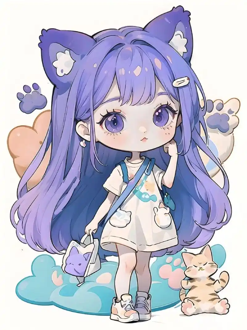 q版可爱卡通女孩 q版可爱卡通女孩