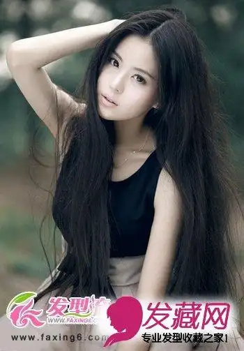 【图】女人味长发发型 秀出无限风情_女生长发发型_发藏网