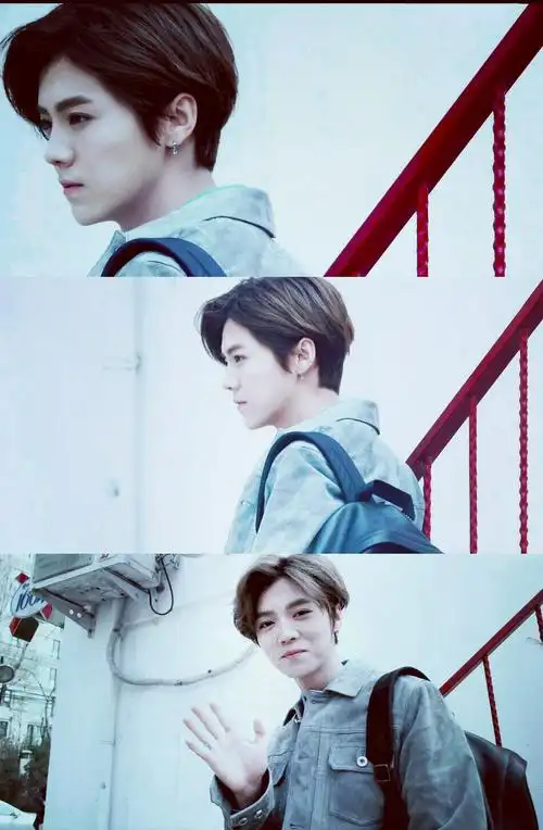 鹿晗高清壁纸三连拍喜欢最后一张