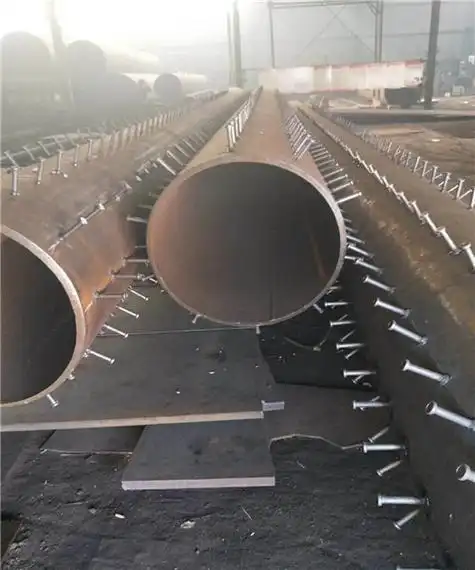 基坑支护格构柱 灌桩钢管柱生产厂家 沧州华广管道装备有限公司