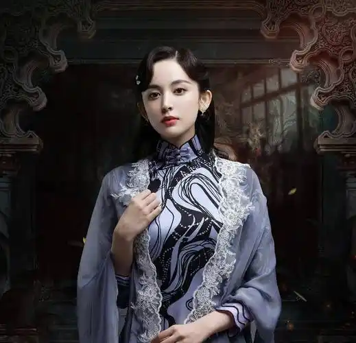 原创要和司藤打擂台民国旗袍走红娜扎晒旗袍造型秀时尚身材