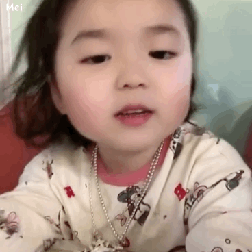 萌娃黄夏温比心表情包夏温萌娃比心表情