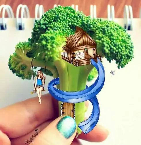 19岁的她脑洞大开,用创意插画惊艳网友,两百万人等着她给自己画画!