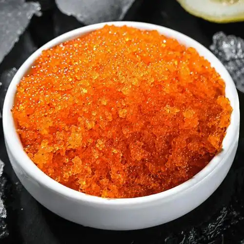 飞鱼籽香辣鱼子酱罐头即食深海鱼子酱寿司材料海鲜酱熟食下饭菜拌饭酱