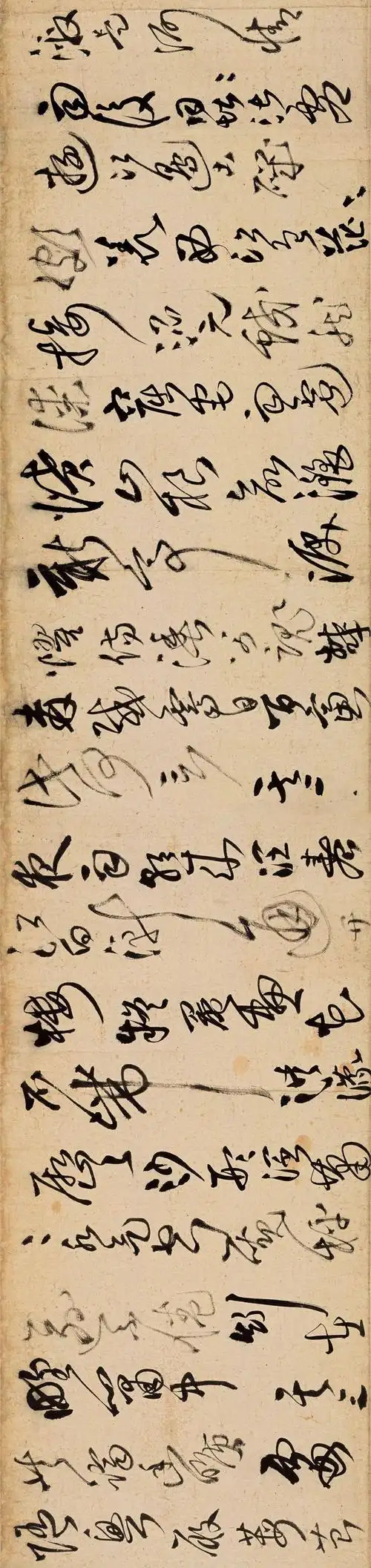 王铎58岁草书五律十五首诗卷