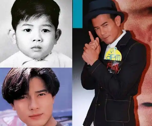 样都没办法将这个一脸婴儿肥的小朋友和帅气逼人的郭富城联系在一起