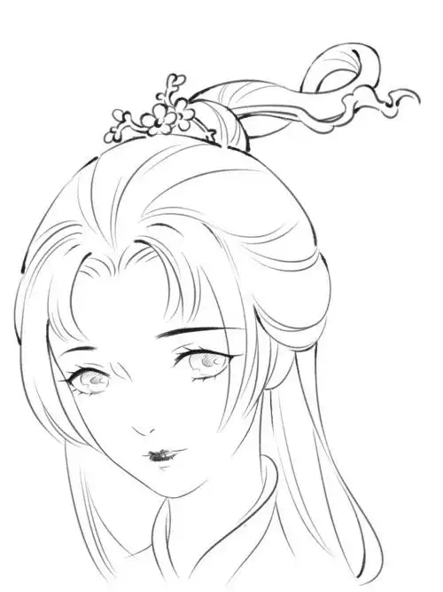 三种高颜值的古风动漫美女发型教程,快来看!