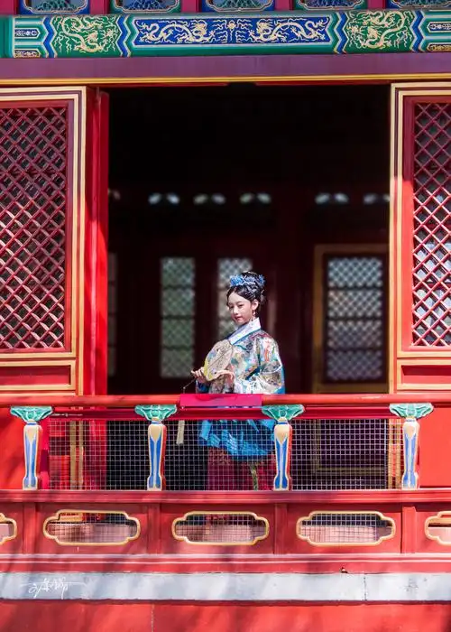故宫古风人像