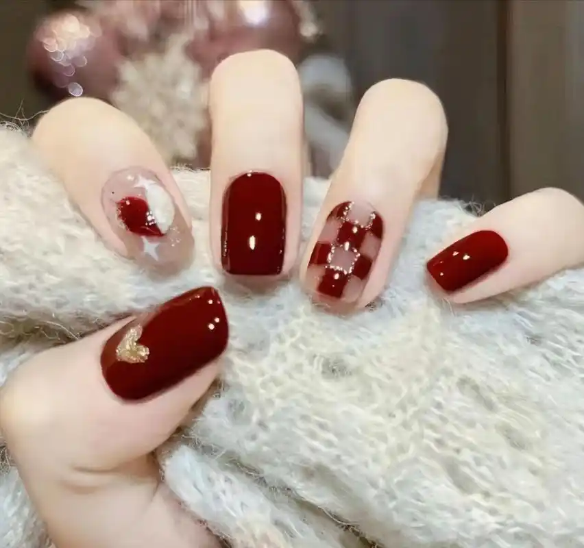 适合夏天的清新美甲