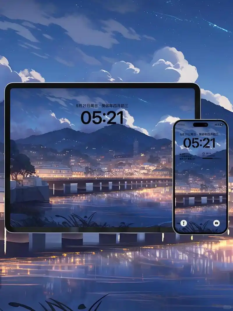 手机ipad平板4k高清壁纸|086|城市夜晚 9193 闪烁夜晚,城市的魅力