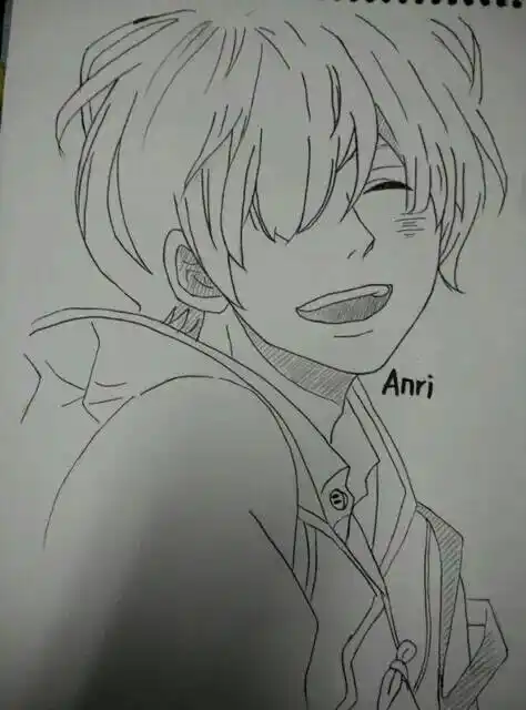 动漫侧脸简笔画画法漫画侧脸男孩简笔画简笔画少年侧脸