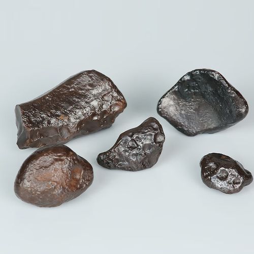 甘夏 硅化铁陨石原石手把件 宇宙流星标本新疆五彩湾微磁性摆件 随机