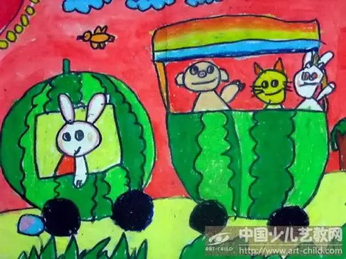 作品名称:  《西瓜车》