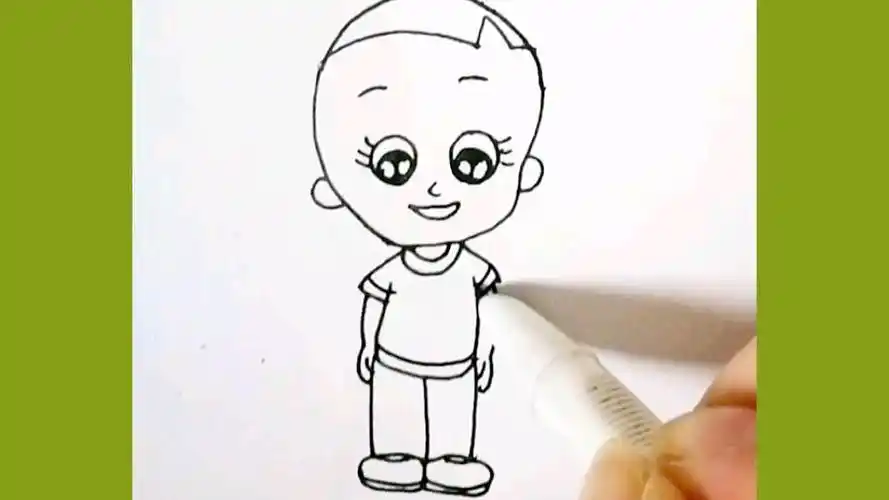 大头儿子简笔画 小头爸爸大头儿子简笔画