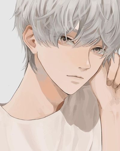 【蓝】q版手绘头像卡通人物形象动漫设计情侣漫画真人照片画头像