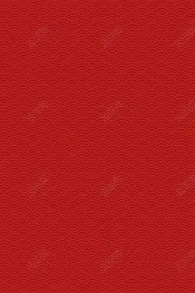 红色简约鱼鳞纹2020新年鼠年元旦节日海报背景