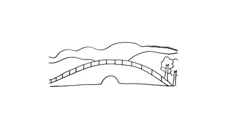 远景近景景物简笔画初中简笔画大全风景_初中生简笔风景画组合简笔