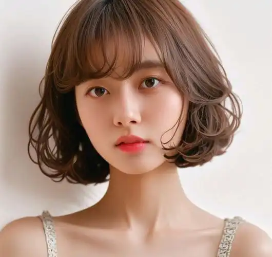 发型烫来烫去最美还是波波头烫发瘦脸时尚还洋气