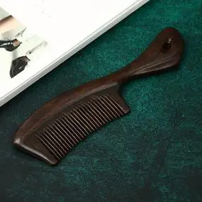 谭木匠官网黑檀木梳子女士专用长发卷发家用脱发防
