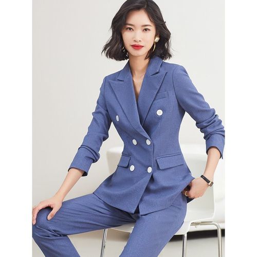 高端西装外套女设计感小众职业装套装气质洋气英伦风时尚西服正装