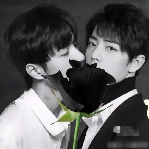 肖战与王一博亲密照