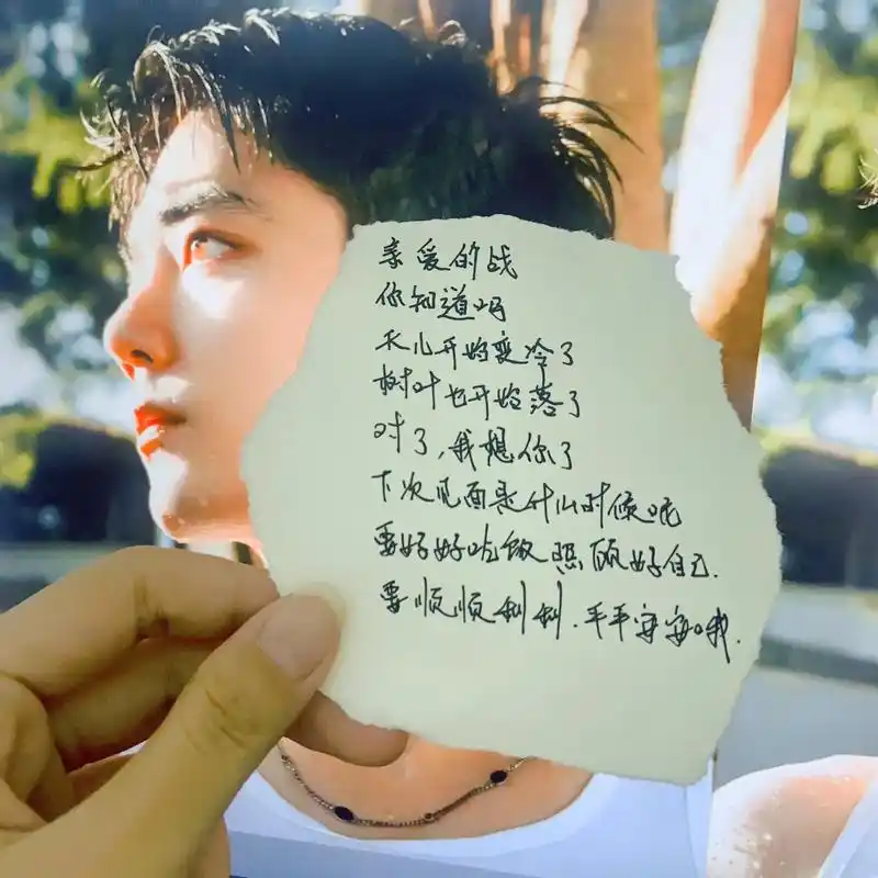 肖战 #手写信  # - 抖音