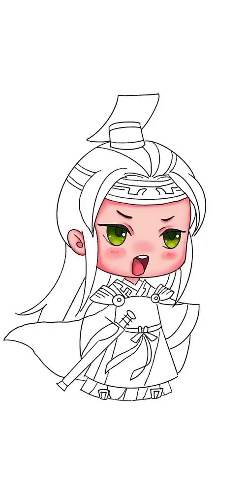 q版古风人物|插画|儿童插画|莉莉纳塔 - 原创作品 - 站酷 (zcool)