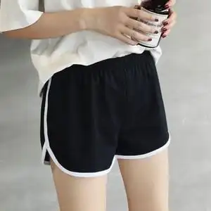 秋冬季休闲平角女款内搭宽松沙滩黑色百搭睡觉运动短裤女女生短款